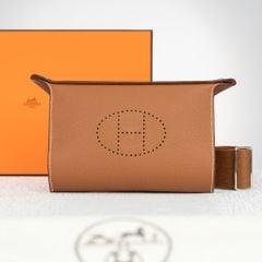 Túi đeo Hermes Videpoches Gold Togo size 27