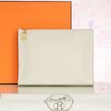 Clutch Hermes Zipengo Chaine d'Ancre GM Nata Evercolor size 28 Unisex