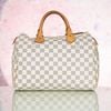 Túi du lịch Louis Vuitton Speedy Bandoulière Damier Azur size 30 (Trắng Xanh)