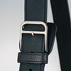 Túi đeo Hermes Steve Caporal Navy Togo size 27