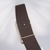Thắt lưng Hermes PG H Buckle Reversible Boxcalf/Togo (Đen/Nâu) size 95