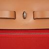 Túi đeo Hermes Herbag Vache Hunter/Canvas (Fauve/Gold) Size 39