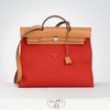 Túi đeo Hermes Herbag Vache Hunter/Canvas (Fauve/Gold) Size 39