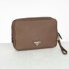 Clutch Prada Vitello City Sienna size 24