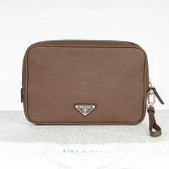 Clutch Prada Vitello City Sienna size 24