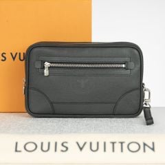 Clutch Louis Vuitton Pavel Noir Taiga size 25