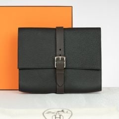 Clutch Hermes Etrivière Business Noir Togo Size 29