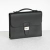 Clutch Hermès Sac à Dépêches Bordeaux Noir Barenia size 27
