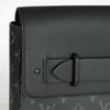 Túi tài liệu Louis Vuitton Pochette Steamer Monogram Eclipse Size 32
