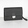 Clutch Hermès Sac à Dépêches Noir Togo size 24