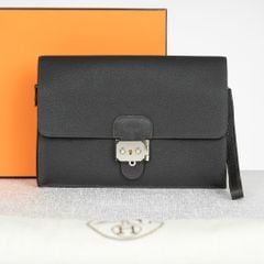 Clutch Hermes Sac à Dépêches Noir Togo size 24