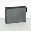 Clutch/ Pouch Louis Vuitton Pochette Voyage MM Monogram Eclipse size 27