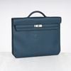 Cặp tài liệu Hermès Kelly Dépêches Togo Bleu Nuit size 36