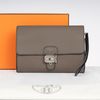 Clutch Hermès Sac à Dépêches Taupe Togo size 24