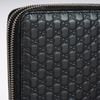 Clutch /Ví Zippy Gucci Guccissima in Black size 20
