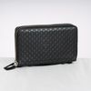 Clutch /Ví Zippy Gucci Guccissima in Black size 20