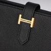 Ví dài Hermès Bearn Bifold Black Epsom