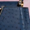 Túi đeo Louis Vuitton Capucines Mini Navy Ostrich size 21