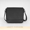 Túi đeo Louis Vuitton Roman PM Messenger Black Taiga size 26