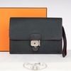 Clutch Hermès Sac à Dépêches Noir Togo size 24 (Limited)