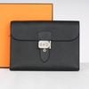 Clutch Hermès  Sac à Dépêches Noir Epsom size 24 (NEW SS)