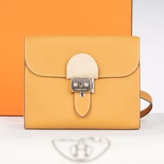 Túi đeo Hermès Sac à Dépêches 21 Naturel Sable Togo size 21