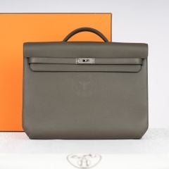 Cặp tài liệu Hermès Kelly Dépêches Olive size 36