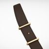 Thắt lưng Hermès H d'Ancre Togo/Boxcalf (Đen/Nâu) size 100