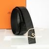 Thắt lưng Hermès Chavel Reversible Crocodile size 95