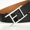 Thắt lưng Hermès Quentin Crocodile (Đen) size 95