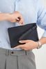 Clutch /Pouch Hermès Cabavertige Bleu Nuit Togo (Xanh Midnight) size 24
