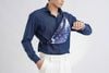 Túi đeo Louis Vuitton Discovery Bandana Blue Monogram Cowhide size 39