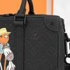 Túi Louis Vuitton Soft Trunk Cartoon LV Friends Taurillon Monogram size 27