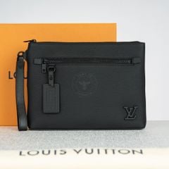 Clutch/ Pouch Louis Vuitton Takeoff Aerogram (Đen) size 30