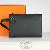 Clutch/ Túi đeo Hermes Pochette Bolittle Noir Evercolor size 26