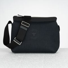 Túi đeo Hermès R.M.S 12H Togo/Canvas (Noir) Size 30