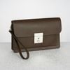 Clutch Louis Vuitton Belaia Brown Taiga size 24