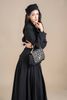 Túi đeo Louis Vuitton Twist MM Monogram Jacquard Black size 23