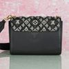 Túi đeo Louis Vuitton Twist MM Monogram Jacquard Black size 23
