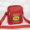 Túi đeo Gucci Print Cripto in Red Messenger