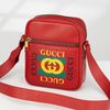Túi đeo Gucci Print Cripto in Red Messenger