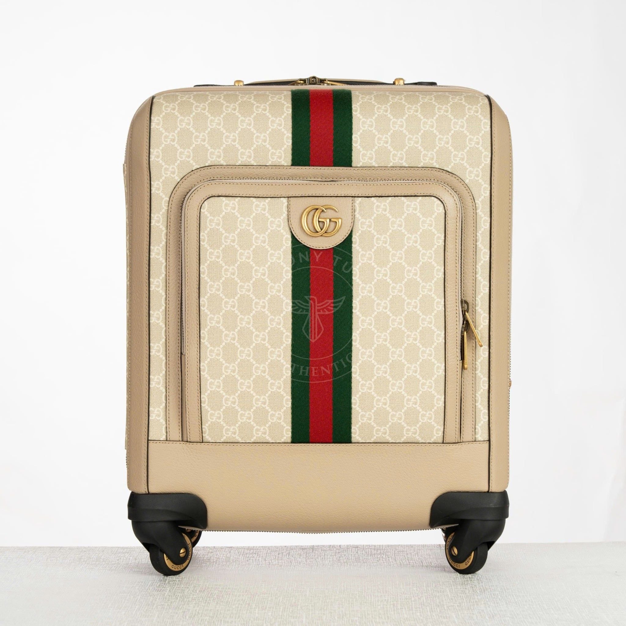 Vali Gucci Savoy Small Trolley GG Supreme Canvas Size 45