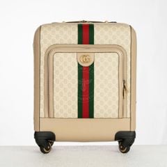 Vali Gucci Savoy Small Trolley GG Supreme Canvas Size 45