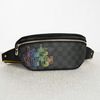 Túi đeo Louis Vuitton Rainbow Bumbag Damier Graphite