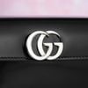 Túi đeo Gucci Half Moon Calfskin in Black size 27