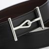 Thắt lưng Hermès H Jumbo Reversible Boxcalf/Togo (Đen/Nâu) size 95