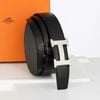 Thắt lưng Hermès H Classic Matte Reversible Boxcalf/Togo size 90 (Đen/Xám)