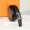 Thắt lưng Hermès H Toureg in Silver - Togo/Boxcalf size 95