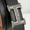 Thắt lưng Hermès H Toureg in Silver - Togo/Boxcalf size 95