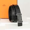 Thắt lưng Hermès H Quizz Black Enamel Crocodile size 100